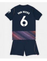 Tottenham Hotspur Jan Paul van Hecke #6 Venkovní dres pro děti 2026-27 Krátký Rukáv (+ trenýrky)